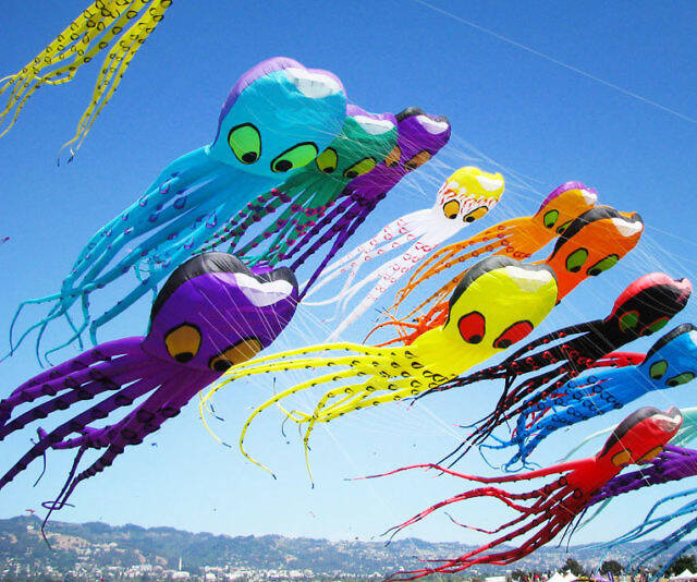 Giant Octopus Kites