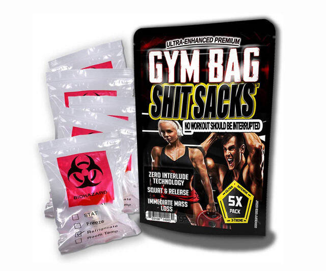 Gym Bag Sh*t Sacks - //coolthings.us