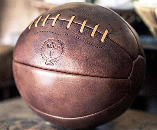 Handmade Leather Medicine Ball