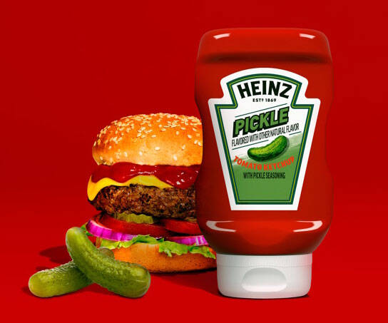 Heinz Pickle Ketchup - //coolthings.us