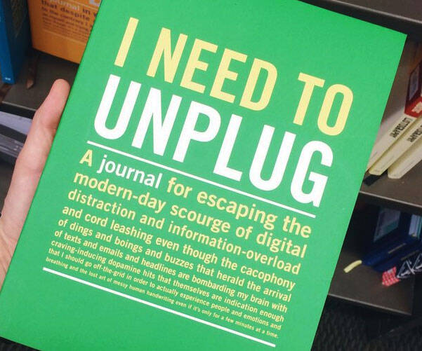 I Need To Unplug Journal - //coolthings.us