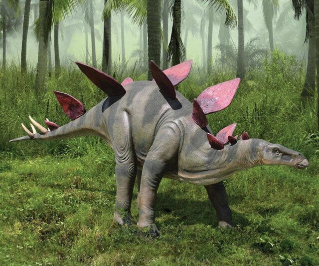 Jurassic-Sized Stegosaurus Statue
