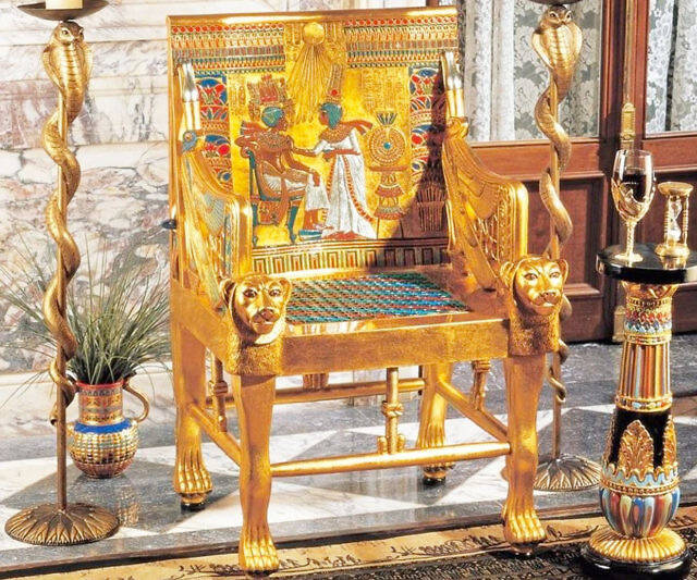 King Tut's Golden Throne