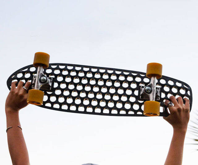 Recycled Ocean Fishing Net Skateboards