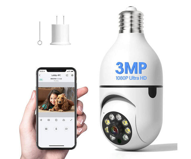 Light Bulb Security Camera