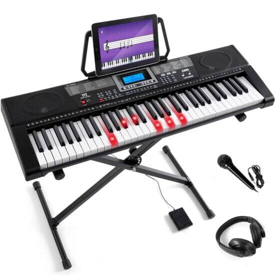Lighted 61-Key Learning Keyboard