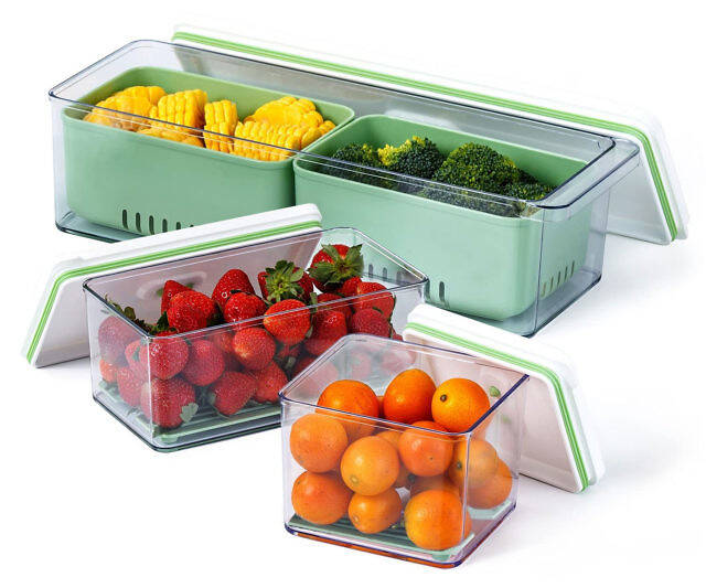 Lille Home Stackable Produce Containers - //coolthings.us