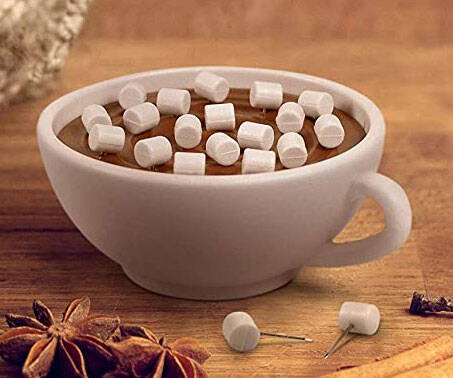 Marshmallow Push Pins - //coolthings.us