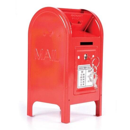 Metal Mailbox Piggy Bank - //coolthings.us
