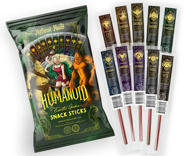 Mythical Meats Humanoid Snack Sticks - //coolthings.us