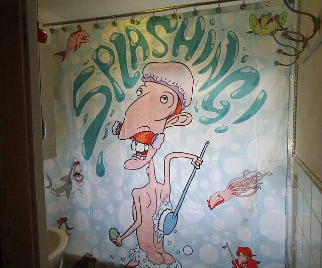 Nigel Thornberry Shower Curtain - //coolthings.us