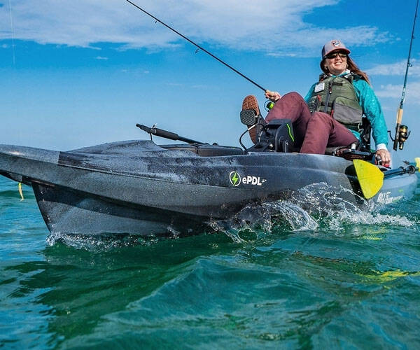 SportsMan Bigwater Fishing Kayak - //coolthings.us
