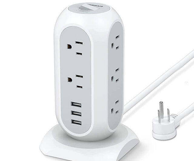 Tower Power Outlet Strip - //coolthings.us