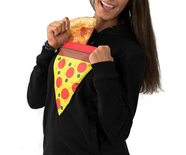 Pizza Slice Pocket Hoodie - //coolthings.us
