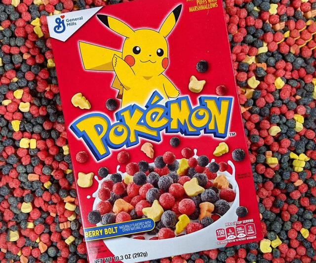 Pokemon Berry Bolt Breakfast Cereal