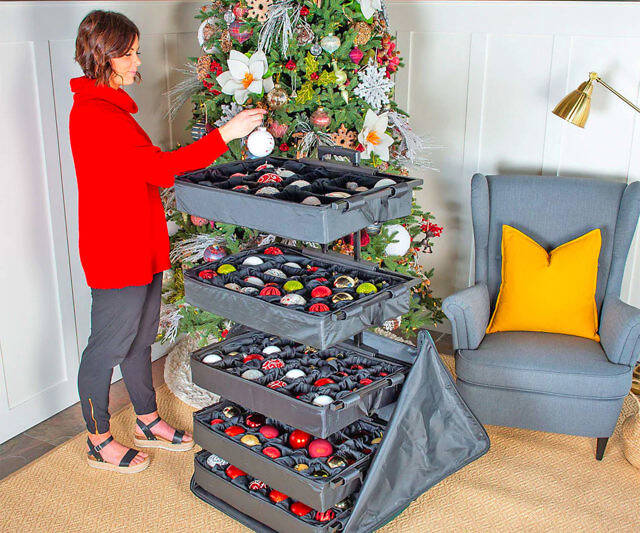Pop-Up Ornament Storage - //coolthings.us