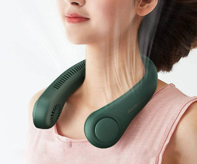 Portable Hands-Free Neck Fan - //coolthings.us