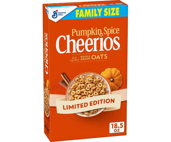 Pumpkin Spice Cheerios - coolthings.us