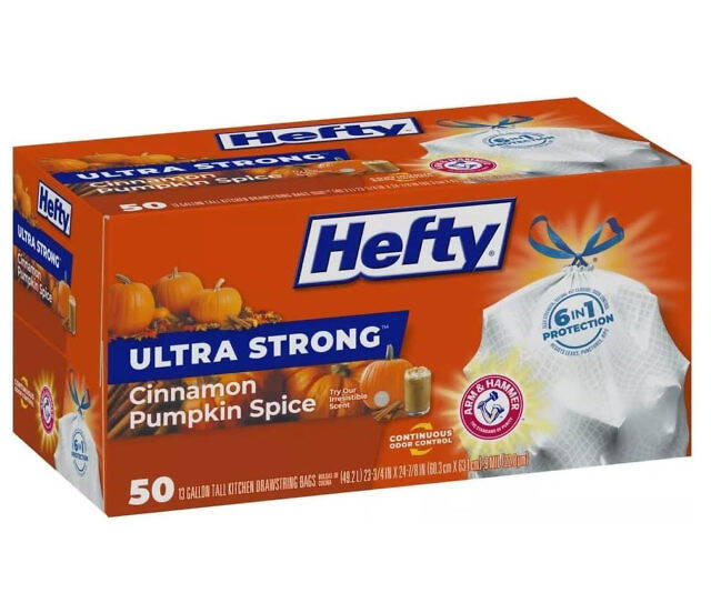 Pumpkin Spice Trash Bags - //coolthings.us