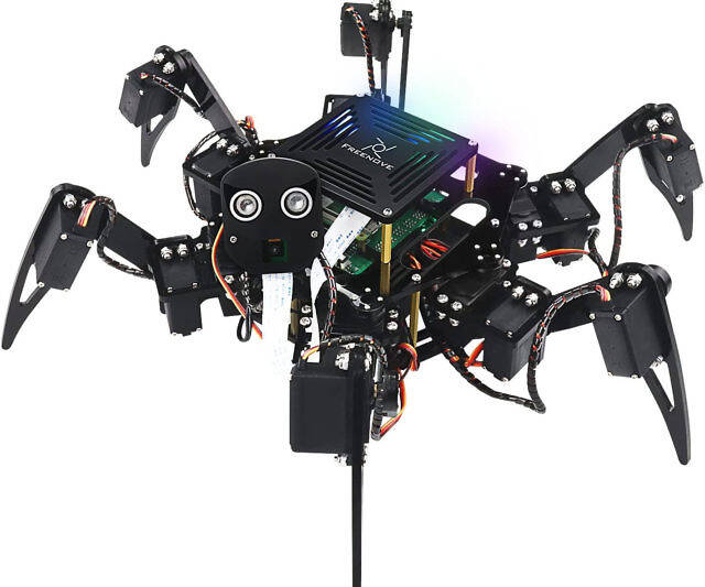 Raspberry Pi Hexapod Robot Kit - //coolthings.us