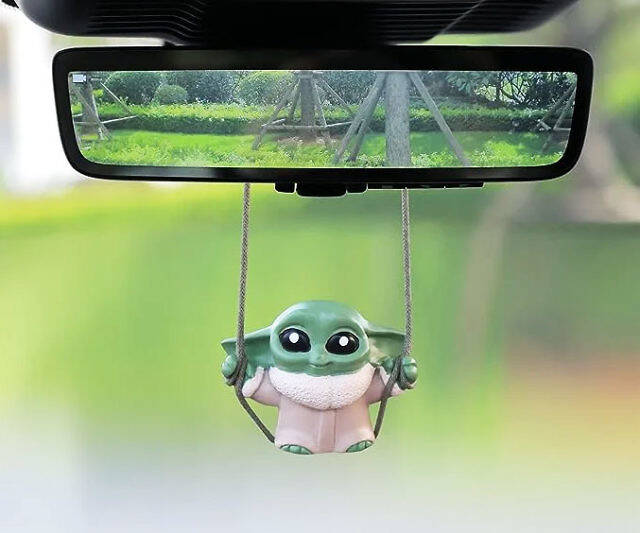 Rearview Mirror Baby Yoda