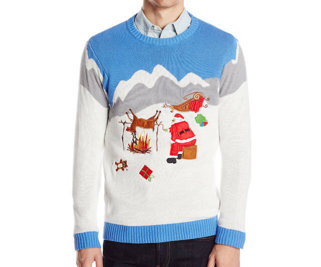 Reindeer Roast Ugly Christmas Sweater - //coolthings.us