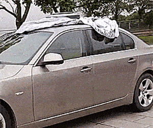 Remote Control Automatic Car Cover - //coolthings.us
