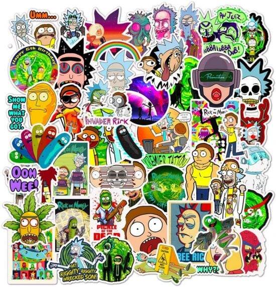Rick and Morty Stickers - //coolthings.us