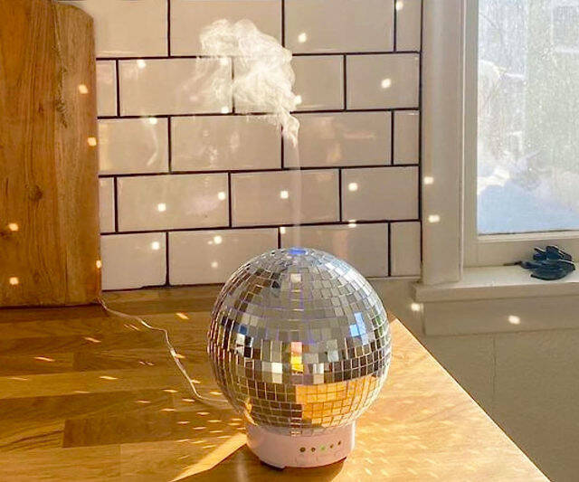Rotating Disco Ball Diffuser - //coolthings.us