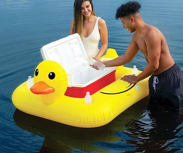 Rubber Duck Floating Bar - //coolthings.us