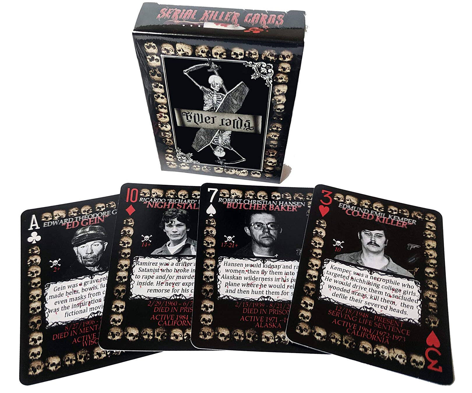 Serial Killer Playing Cards