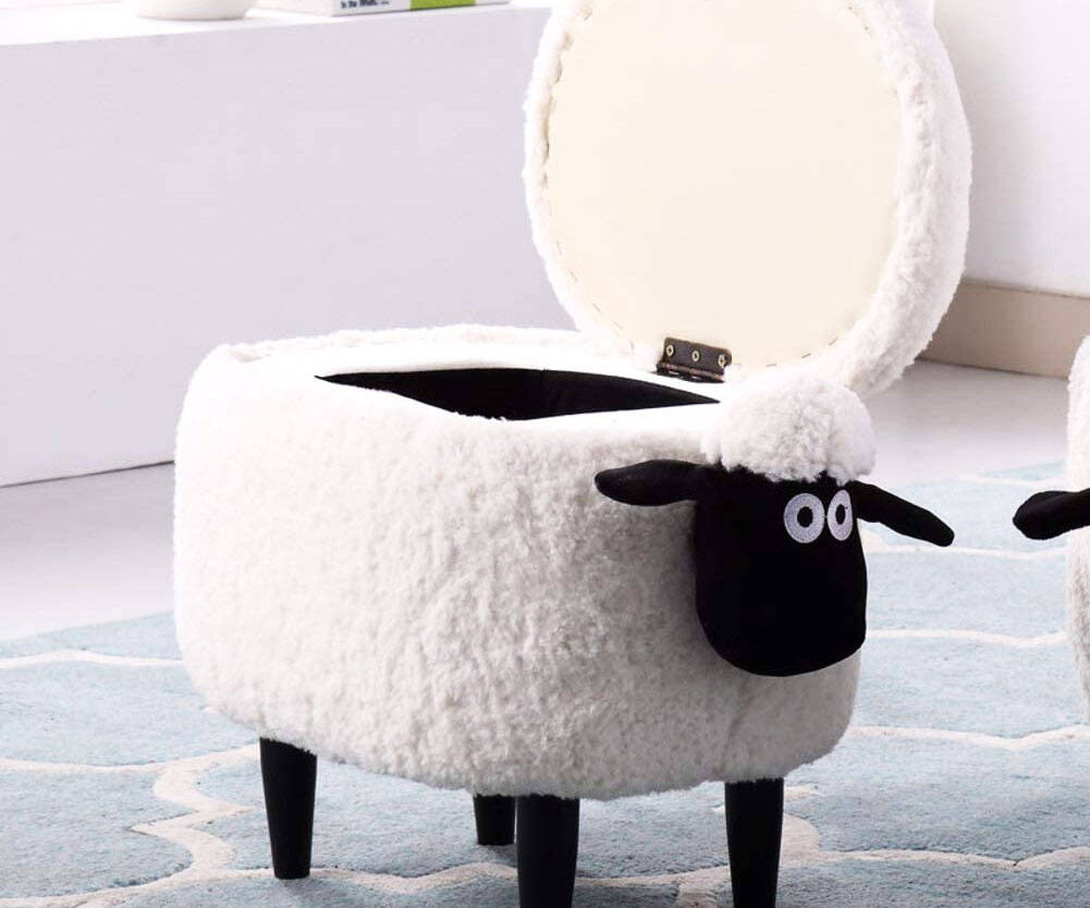 Sheep Storage Ottoman - //coolthings.us