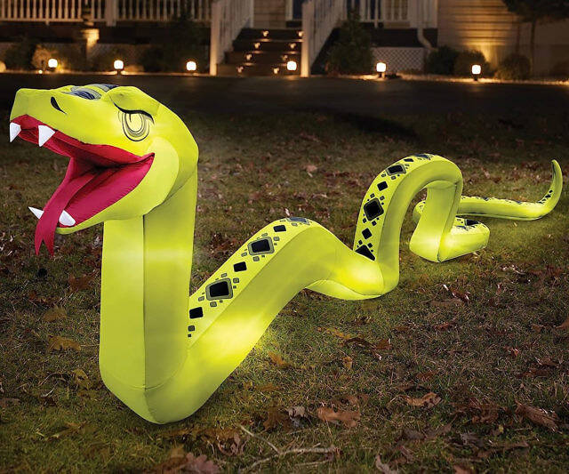 Slithering Snake Inflatable - //coolthings.us