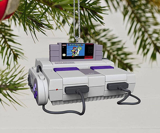 SNES Console Christmas Ornament - //coolthings.us