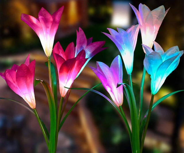 Solar Powered Lilies