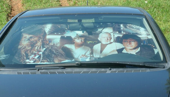 Star Wars Car Sun Reflector - //coolthings.us