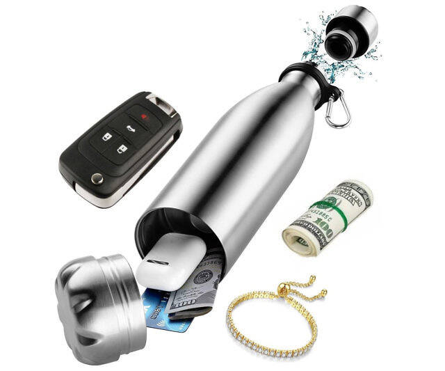 Stash Compartment Water Bottle - //coolthings.us