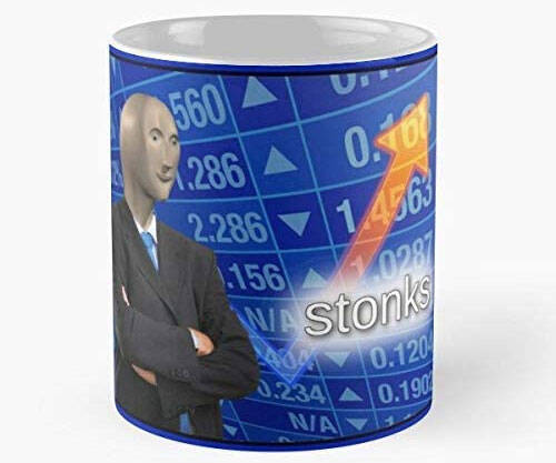Stonks Coffee Mug - //coolthings.us