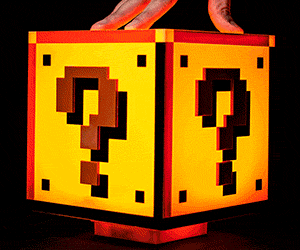 Super Mario Question Block Lamp
