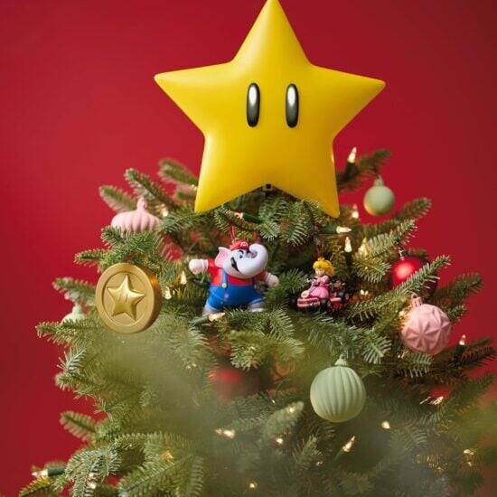 Super Mario Super Star Tree Topper - //coolthings.us