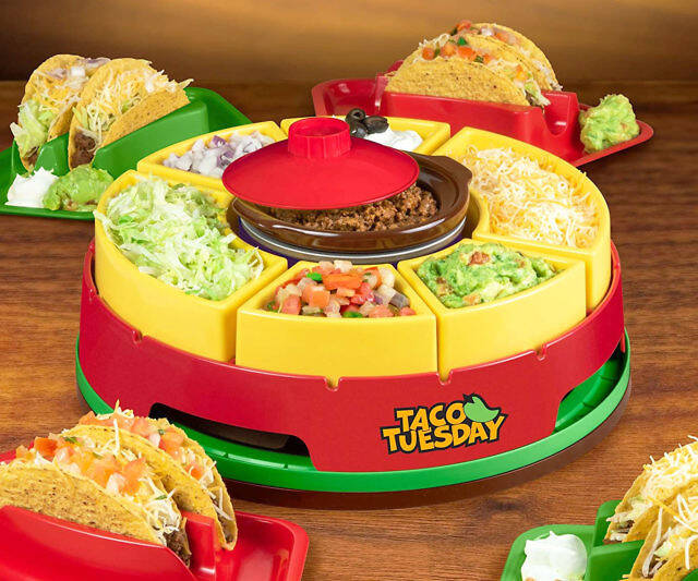 Taco Tuesday Heated Lazy Susan - //coolthings.us