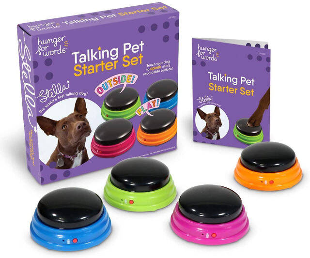 Teach Your Dog to Talk Buttons - //coolthings.us