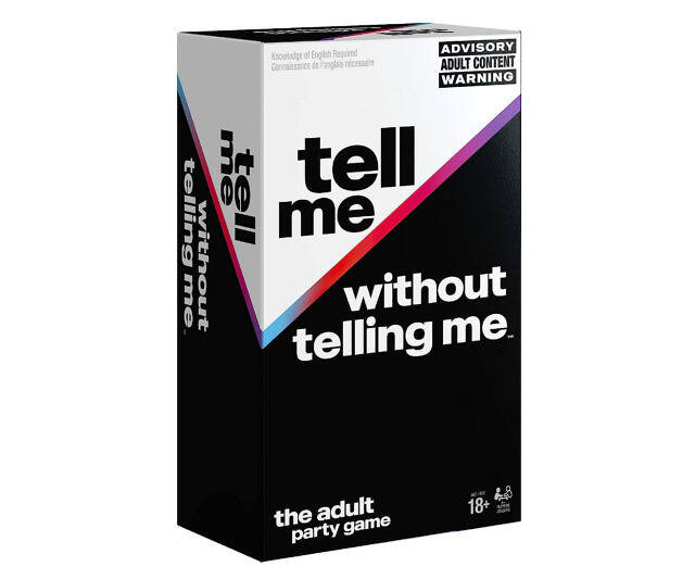 Tell Me Without Telling Me Card Game - //coolthings.us