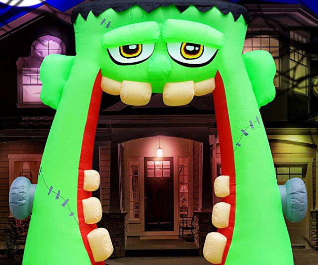 10-Foot Inflatable Monster Mouth Archway