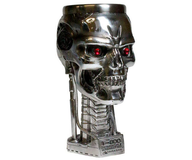 Terminator Head Goblet - //coolthings.us