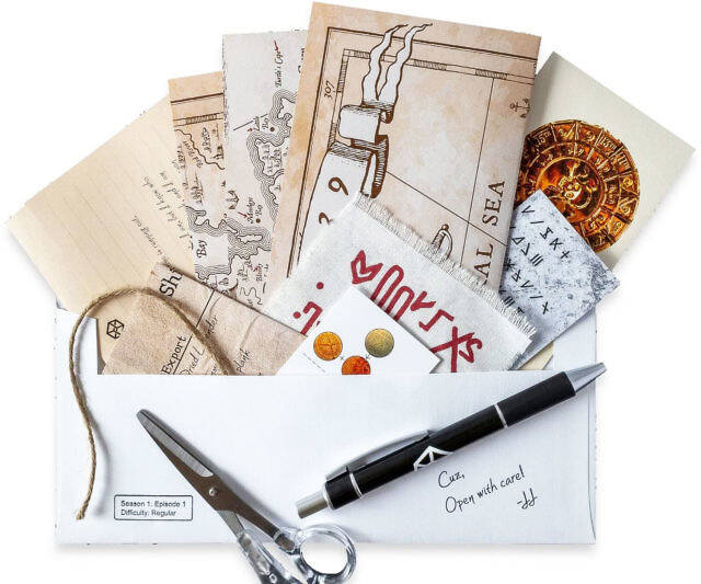 The Escape Room Game In An Envelope