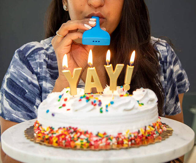 The Germ-Free Birthday Candle Blower