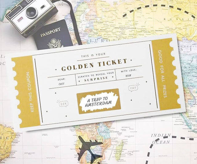 The Golden Ticket - //coolthings.us