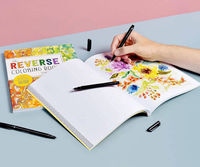 The Reverse Coloring Book - //coolthings.us