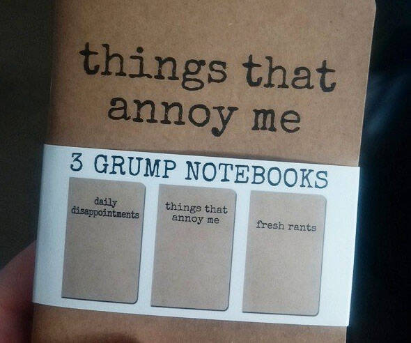 3 Grumps Notebooks - //coolthings.us